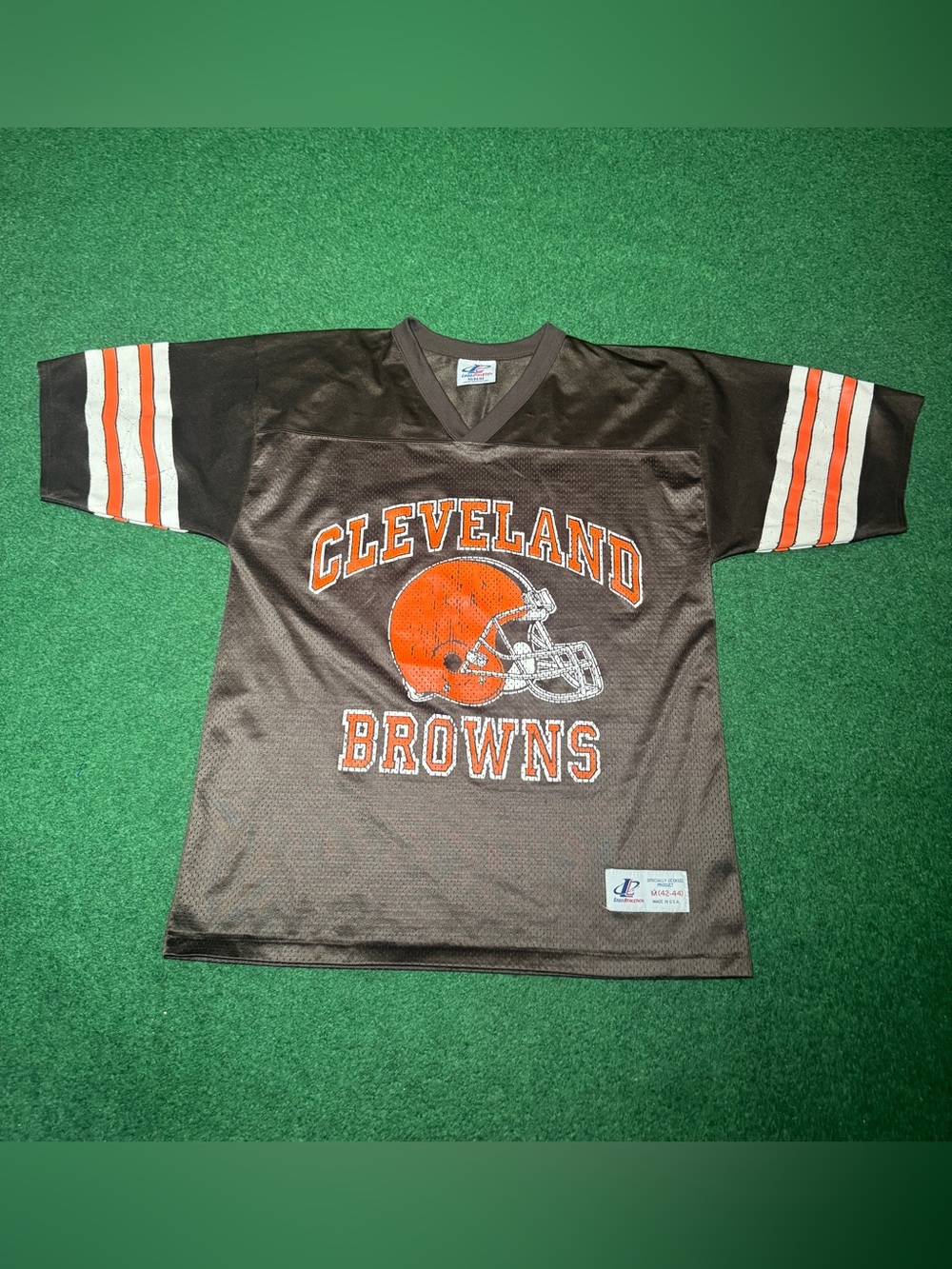 Cleveland Browns Logo Athletic Jersey Vintage Medium 90s NFL Retro USA Made